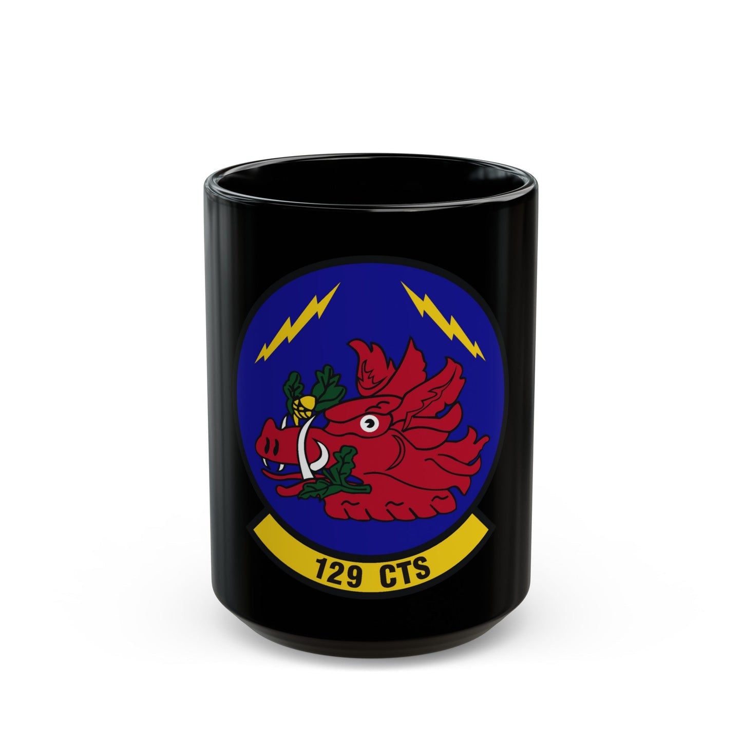 129th Combat Training Squadron (U.S. Air Force) Black Coffee Mug-15oz-The Sticker Space