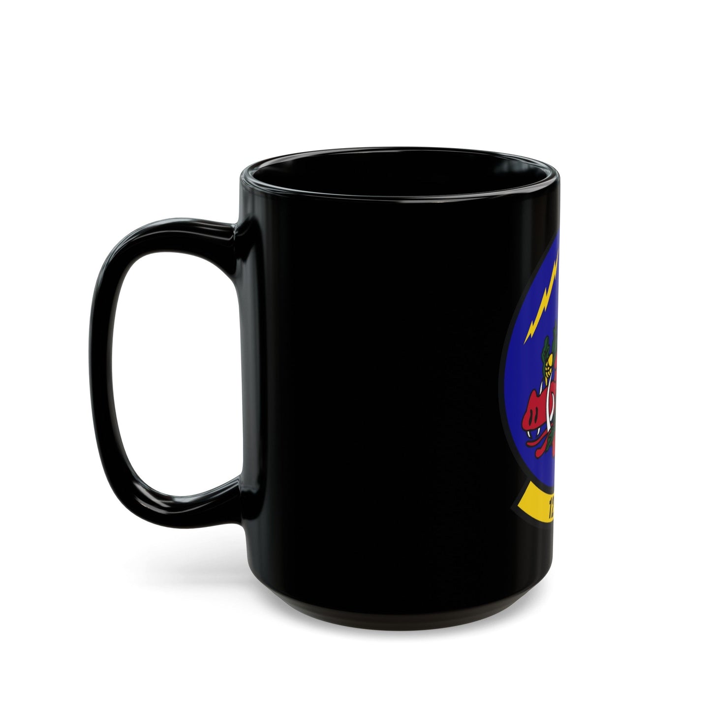 129th Combat Training Squadron (U.S. Air Force) Black Coffee Mug-The Sticker Space