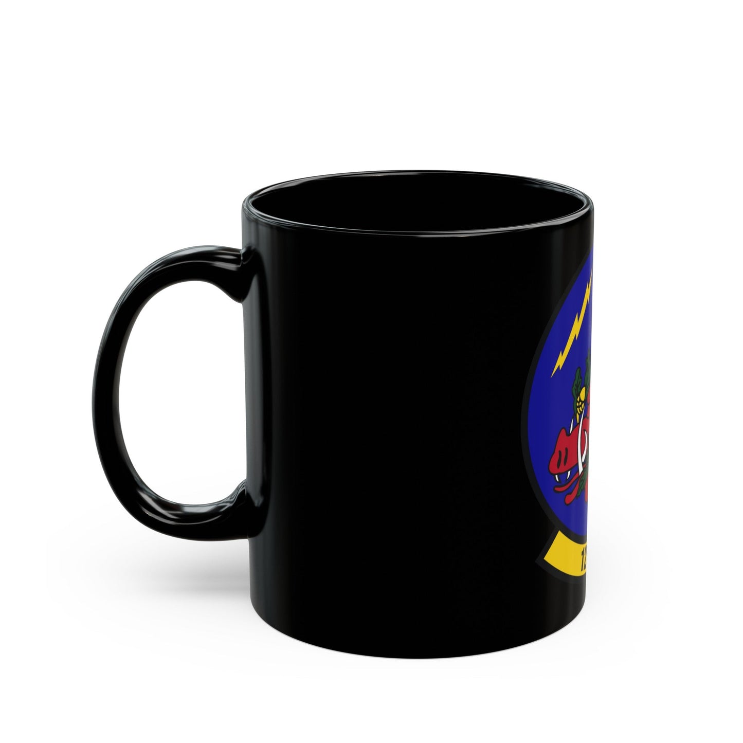 129th Combat Training Squadron (U.S. Air Force) Black Coffee Mug-The Sticker Space