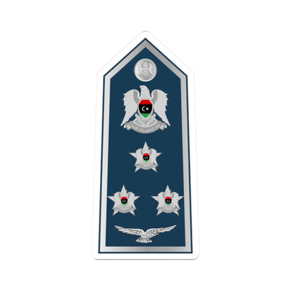 12.Libyan Air Force BG (Libya) (Military Rank) STICKER Vinyl Kiss-Cut Decal 2 Inch White - The Sticker Space