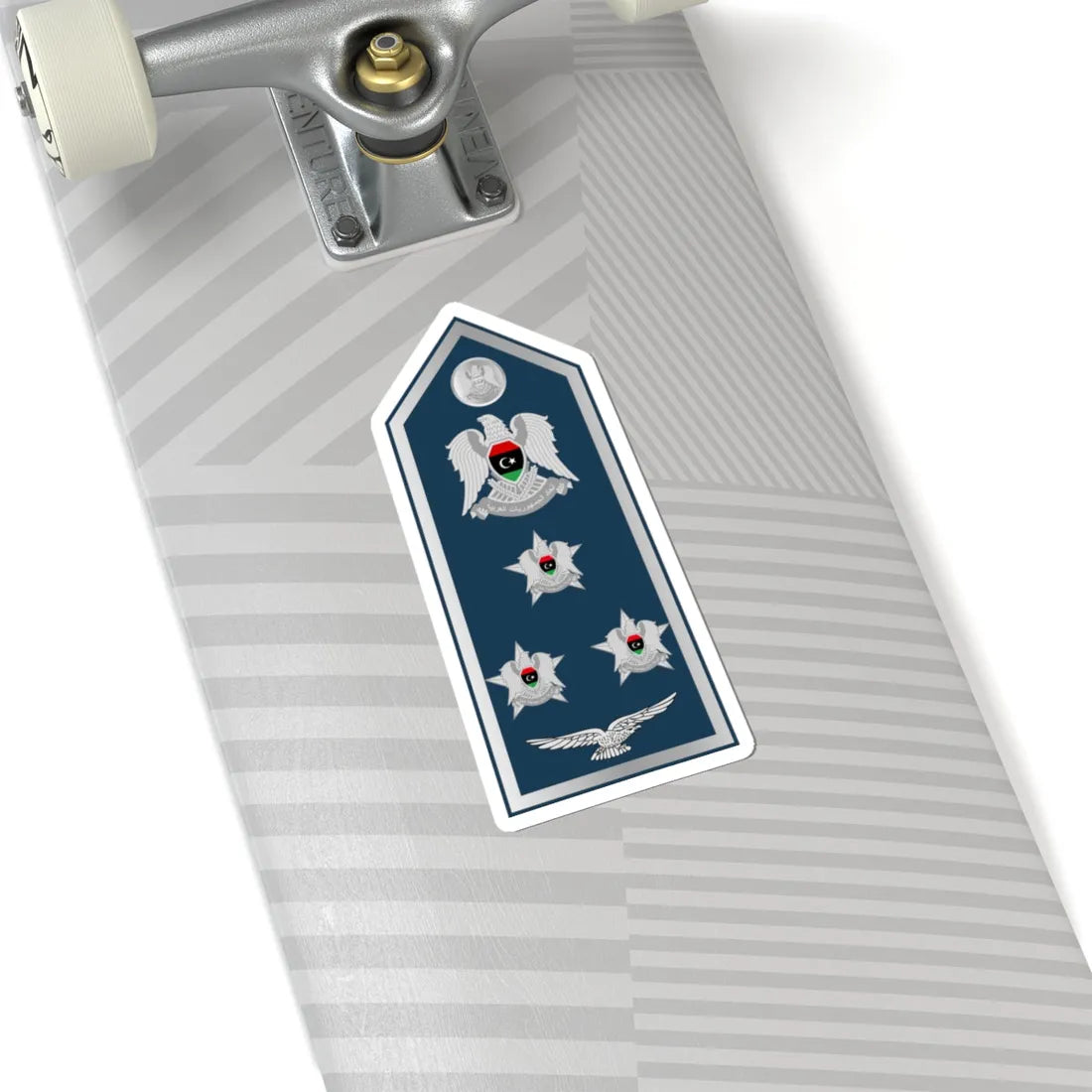 12.Libyan Air Force BG (Libya) (Military Rank) STICKER Vinyl Kiss-Cut Decal - The Sticker Space