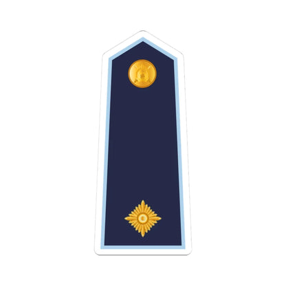 12.LVAF MAJ (Latvia) (Military Rank) STICKER Vinyl Kiss-Cut Decal 3 Inch White - The Sticker Space