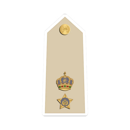 12.RAFO LTC (Oman) (Military Rank) STICKER Vinyl Kiss-Cut Decal 2 Inch White - The Sticker Space