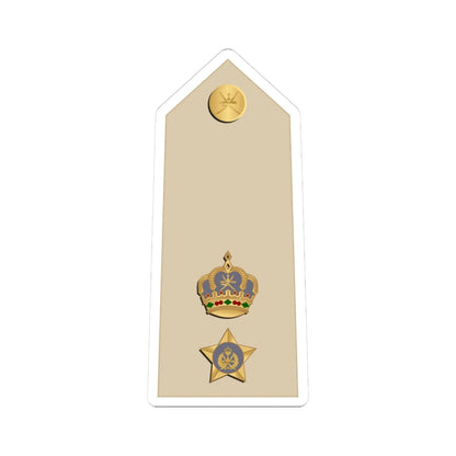 12.RAFO LTC (Oman) (Military Rank) STICKER Vinyl Kiss-Cut Decal 3 Inch White - The Sticker Space
