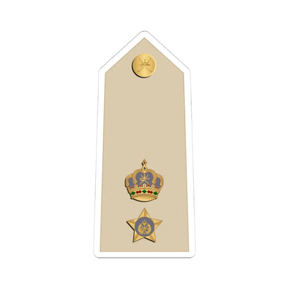 12.RAFO LTC (Oman) (Military Rank) STICKER Vinyl Kiss-Cut Decal 4 Inch White - The Sticker Space