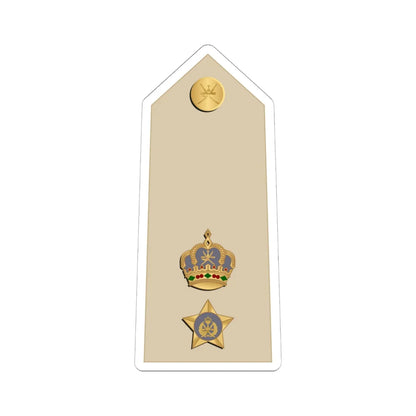 12.RAFO LTC (Oman) (Military Rank) STICKER Vinyl Kiss-Cut Decal 6 Inch White - The Sticker Space