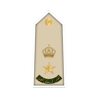 12.RAO LTC (Oman) (Military Rank) STICKER Vinyl Kiss-Cut Decal 2 Inch White - The Sticker Space