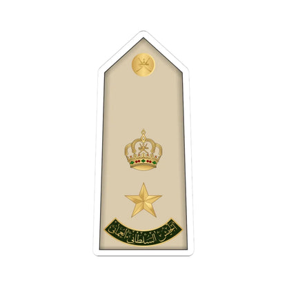 12.RAO LTC (Oman) (Military Rank) STICKER Vinyl Kiss-Cut Decal 3 Inch White - The Sticker Space