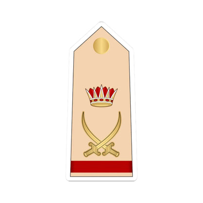 12.RBLF MG (Bahrain) (Military Rank) STICKER Vinyl Kiss-Cut Decal 2 Inch White - The Sticker Space