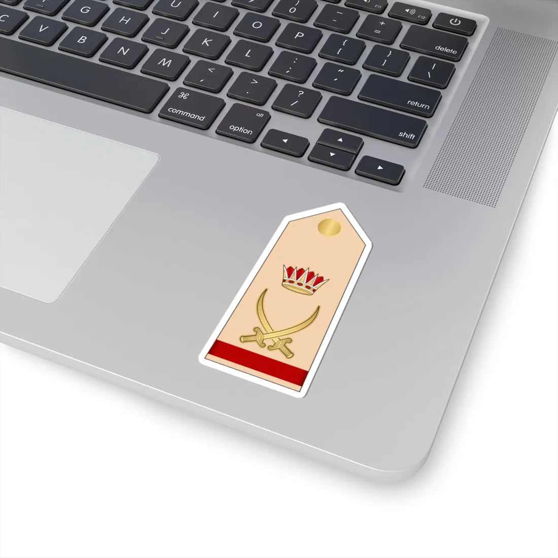 12.RBLF MG (Bahrain) (Military Rank) STICKER Vinyl Kiss-Cut Decal - The Sticker Space