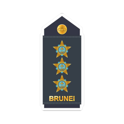 12.RBrAF CAPT (Brunei) (Military Rank) STICKER Vinyl Kiss-Cut Decal 2 Inch White - The Sticker Space