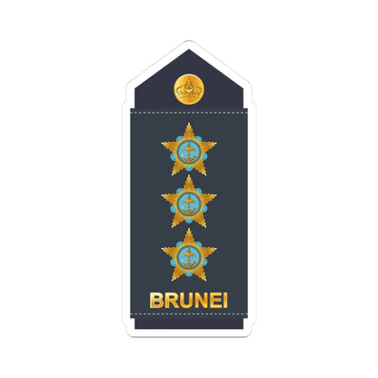 12.RBrAF CAPT (Brunei) (Military Rank) STICKER Vinyl Kiss-Cut Decal 3 Inch White - The Sticker Space