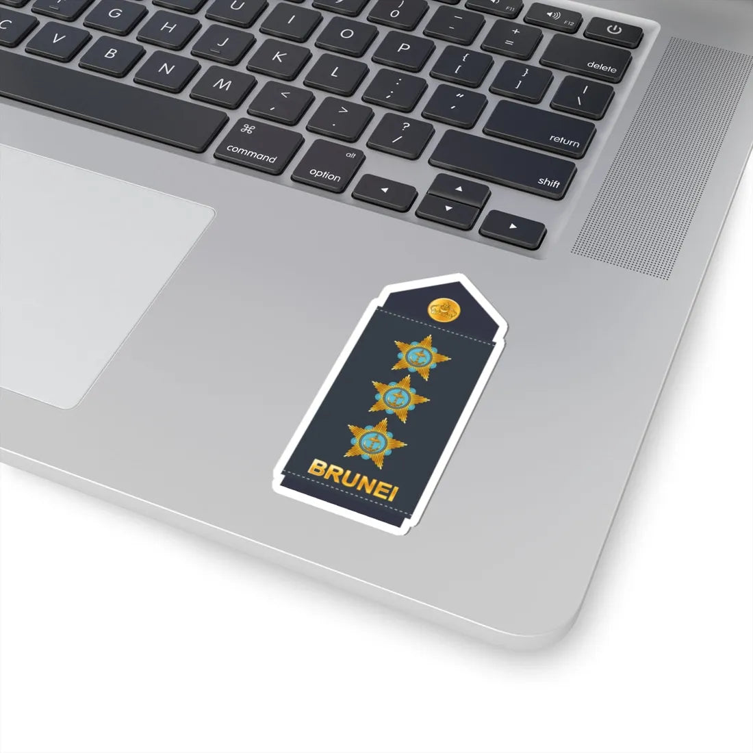 12.RBrAF CAPT (Brunei) (Military Rank) STICKER Vinyl Kiss-Cut Decal - The Sticker Space