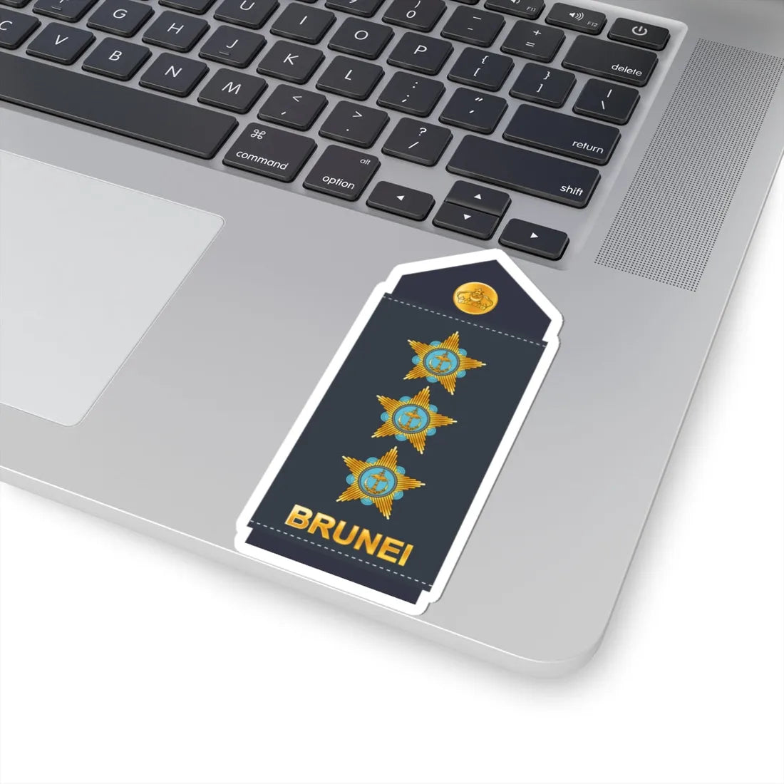 12.RBrAF CAPT (Brunei) (Military Rank) STICKER Vinyl Kiss-Cut Decal - The Sticker Space