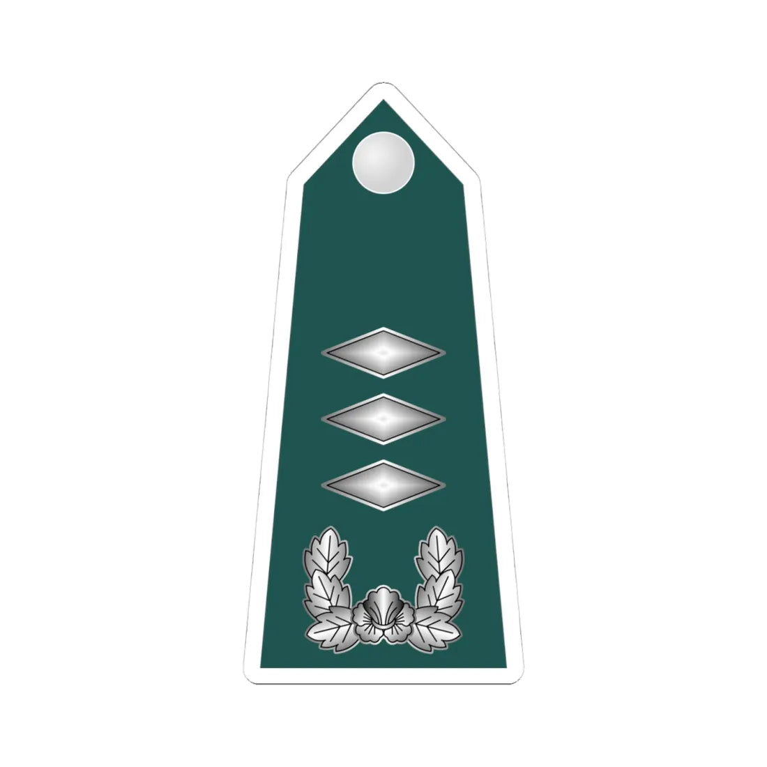 12.SKA CPT (Korea) (Military Rank) STICKER Vinyl Kiss-Cut Decal 4 Inch White - The Sticker Space