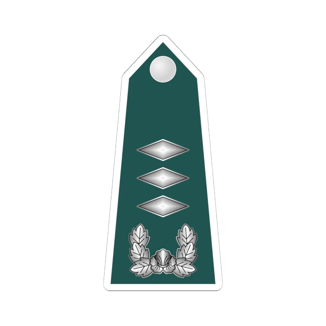 12.SKA CPT (Korea) (Military Rank) STICKER Vinyl Kiss-Cut Decal 6 Inch White - The Sticker Space