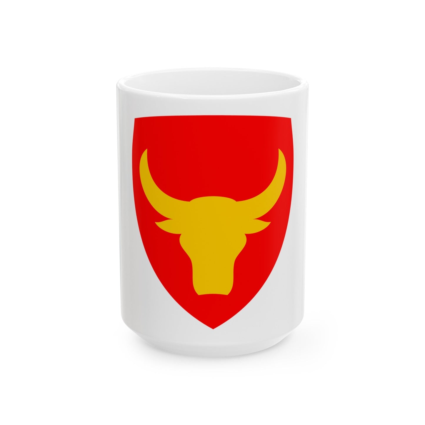 12th Infantry Division SSI (U.S. Army) White Coffee Mug-15oz-The Sticker Space