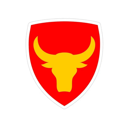 12th Infantry Division SSI (U.S. Army) Transparent STICKER Die-Cut Vinyl Decal 4 Inch - The Sticker Space