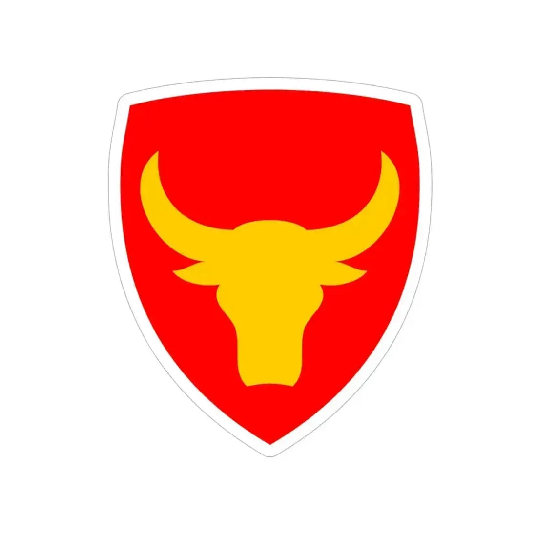 12th Infantry Division SSI (U.S. Army) Transparent STICKER Die-Cut Vinyl Decal 5 Inch - The Sticker Space