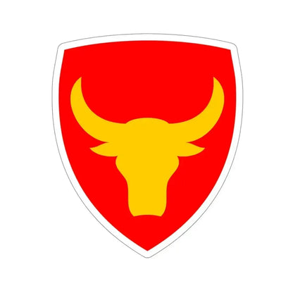 12th Infantry Division (U.S. Army) STICKER Vinyl Die-Cut Decal 4 Inch - The Sticker Space