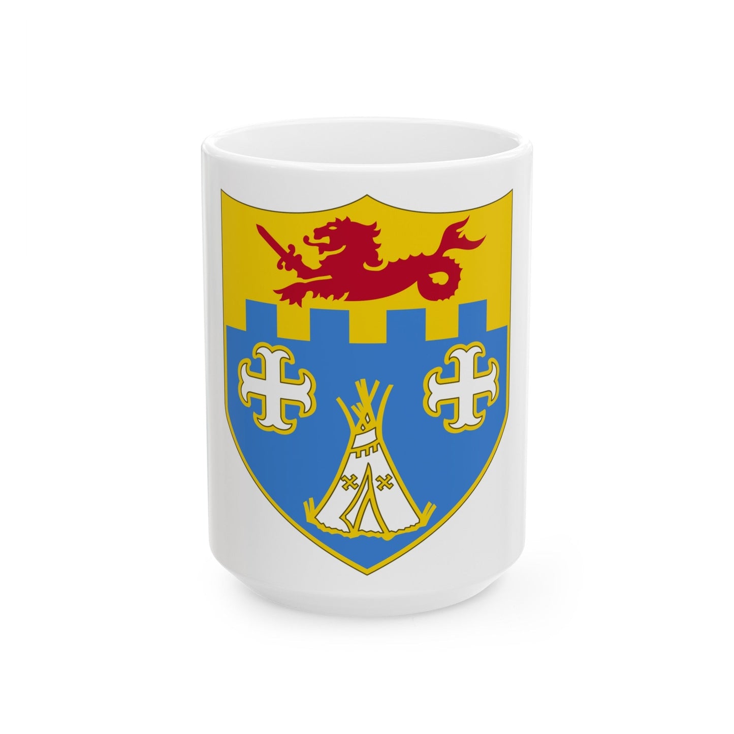 12th Infantry Regiment (U.S. Army) White Coffee Mug-15oz-The Sticker Space