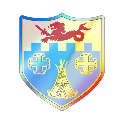 12th Infantry Regiment (U.S. Army) Holographic STICKER Die-Cut Vinyl Decal 6 Inch Holographic - The Sticker Space
