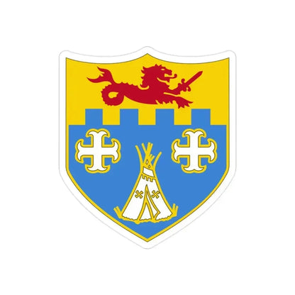 12th Infantry Regiment (U.S. Army) REVERSE PRINT Transparent Die-Cut STICKER - The Sticker Space