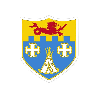12th Infantry Regiment (U.S. Army) REVERSE PRINT Transparent Die-Cut STICKER - The Sticker Space