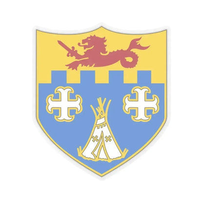 12th Infantry Regiment (U.S. Army) STICKER Vinyl Kiss-Cut Decal 3 Inch Transparent - The Sticker Space