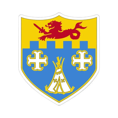 12th Infantry Regiment (U.S. Army) STICKER Vinyl Kiss-Cut Decal 6 Inch White - The Sticker Space