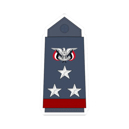 12.YAF BG (Yemen) (Military Rank) STICKER Vinyl Kiss-Cut Decal 2 Inch White - The Sticker Space