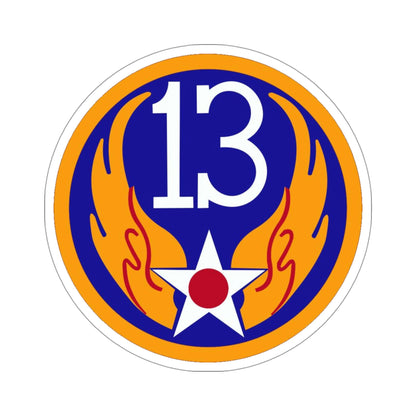 13 Air Force (U.S. Army) STICKER Vinyl Die-Cut Decal-4 Inch-The Sticker Space