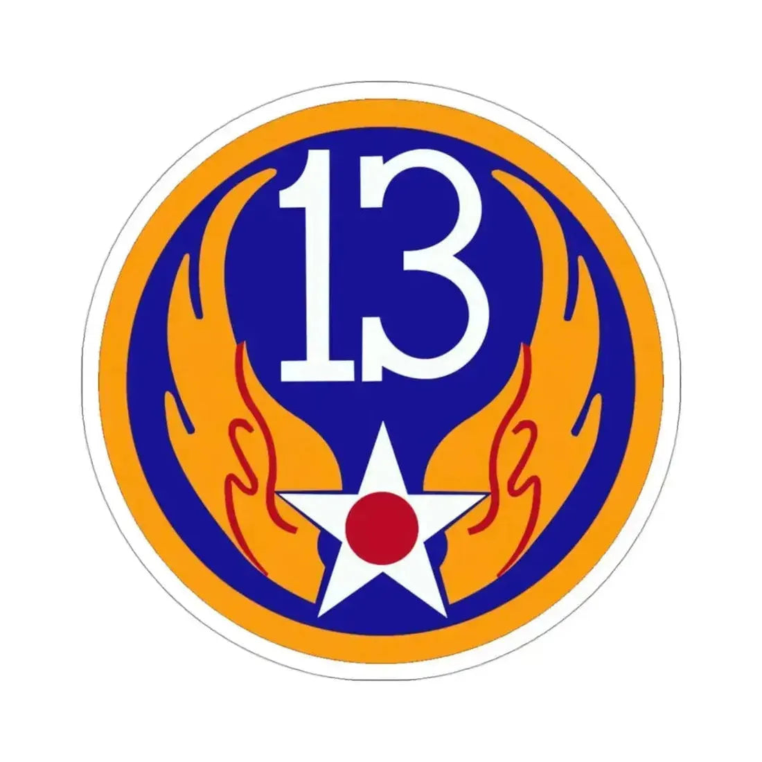 13 Air Force (U.S. Army) STICKER Vinyl Die-Cut Decal 3 Inch - The Sticker Space