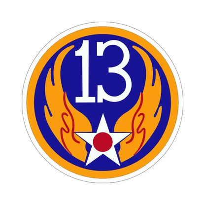 13 Air Force (U.S. Army) STICKER Vinyl Die-Cut Decal 6 Inch - The Sticker Space