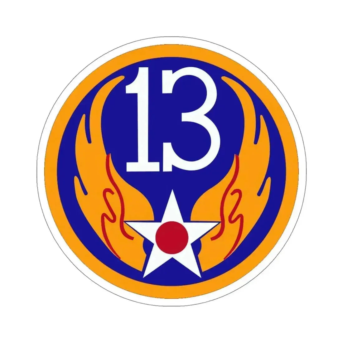13 Air Force (U.S. Army) STICKER Vinyl Die-Cut Decal - The Sticker Space
