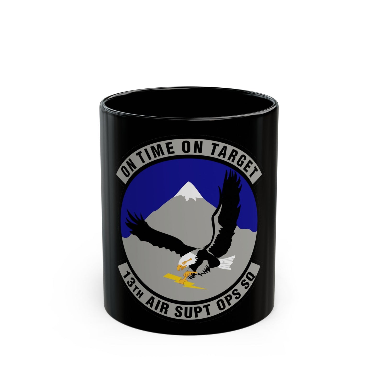 13 Air Support Operations Squadron ACC (U.S. Air Force) Black Coffee Mug-11oz-The Sticker Space