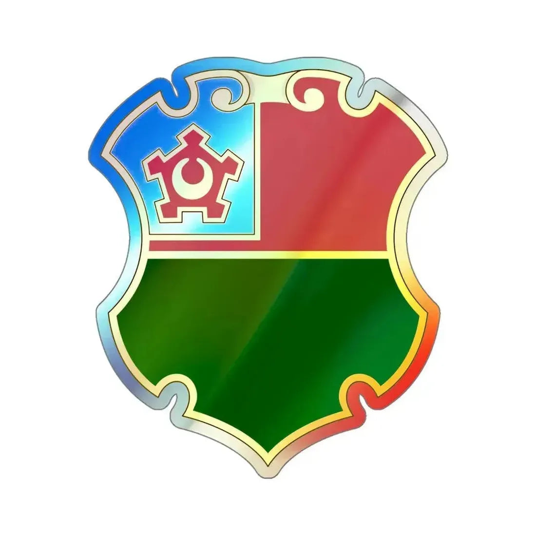 13 Engineer Battalion (U.S. Army) Holographic STICKER Die-Cut Vinyl Decal 6 Inch Holographic - The Sticker Space