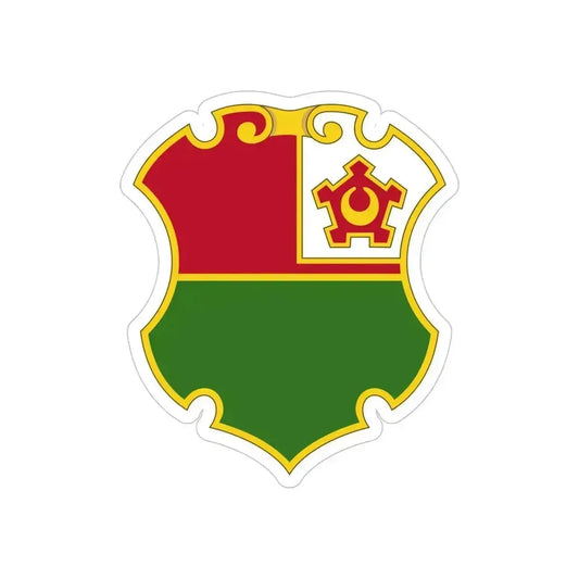 13 Engineer Battalion (U.S. Army) REVERSE PRINT Transparent Die-Cut STICKER 6 Inch Die-Cut Transparent - The Sticker Space