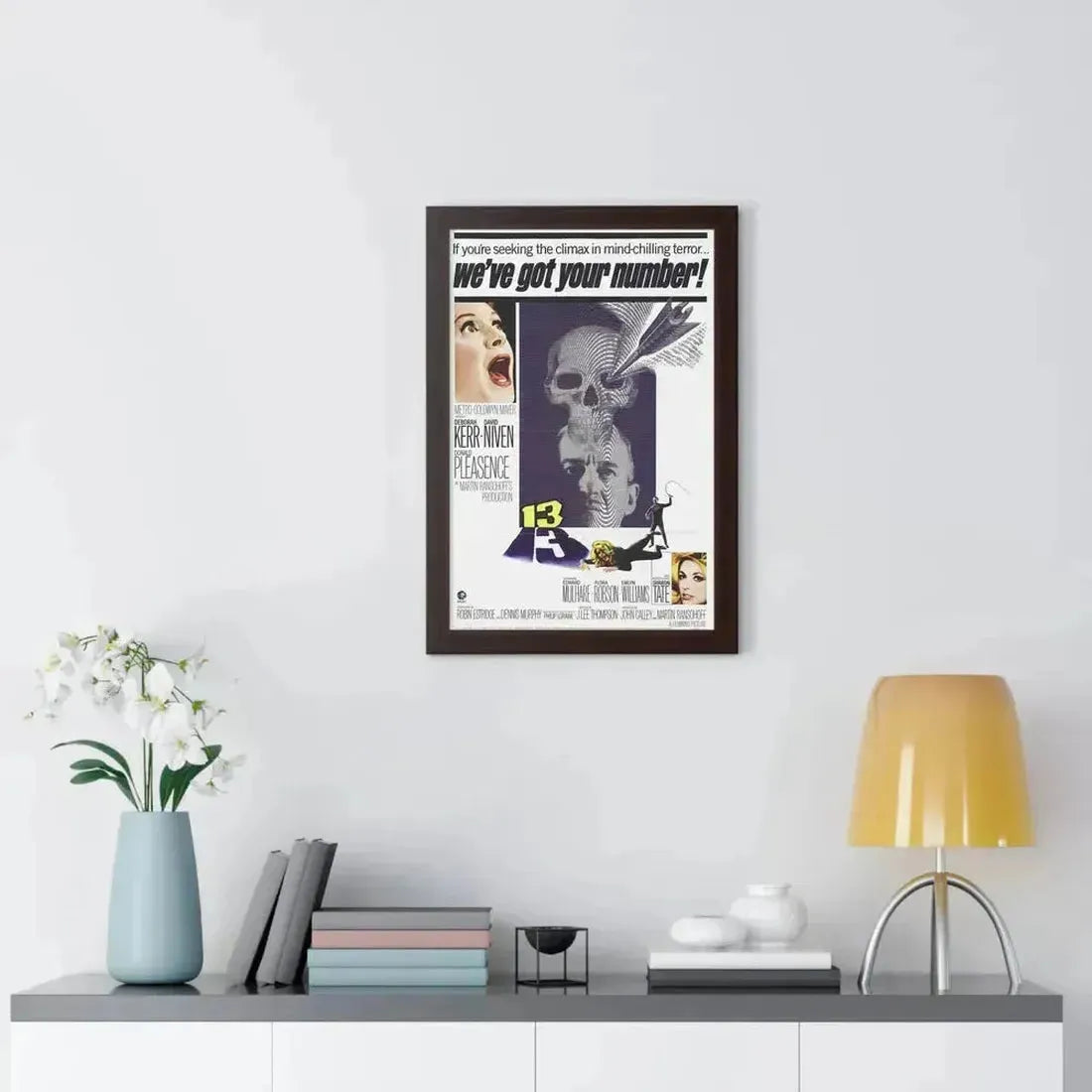 13 (EYE OF THE DEVIL) 1966 - Framed Movie Poster - The Sticker Space