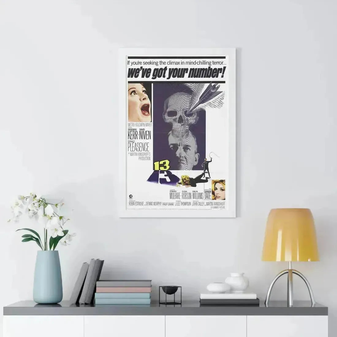 13 (EYE OF THE DEVIL) 1966 - Framed Movie Poster - The Sticker Space