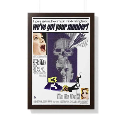 13 (EYE OF THE DEVIL) 1966 - Framed Movie Poster - The Sticker Space