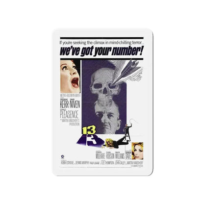 13 (EYE OF THE DEVIL) 1966 Movie Poster - Refrigerator Magnet - The Sticker Space