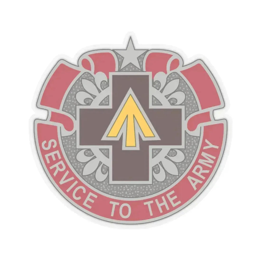 13 Field Hospital (U.S. Army) STICKER Vinyl Kiss-Cut Decal 2 Inch Transparent - The Sticker Space