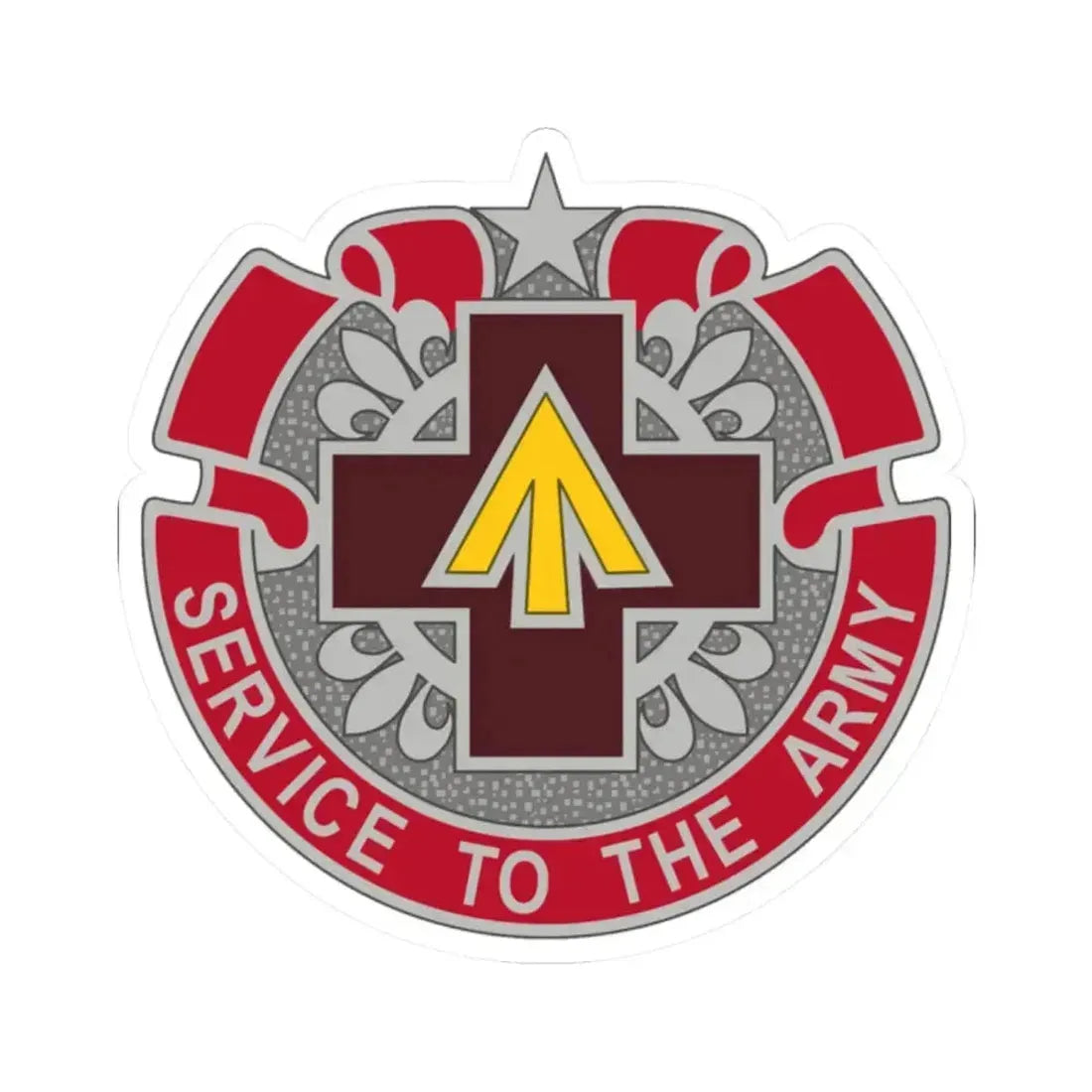 13 Field Hospital (U.S. Army) STICKER Vinyl Kiss-Cut Decal 2 Inch White - The Sticker Space