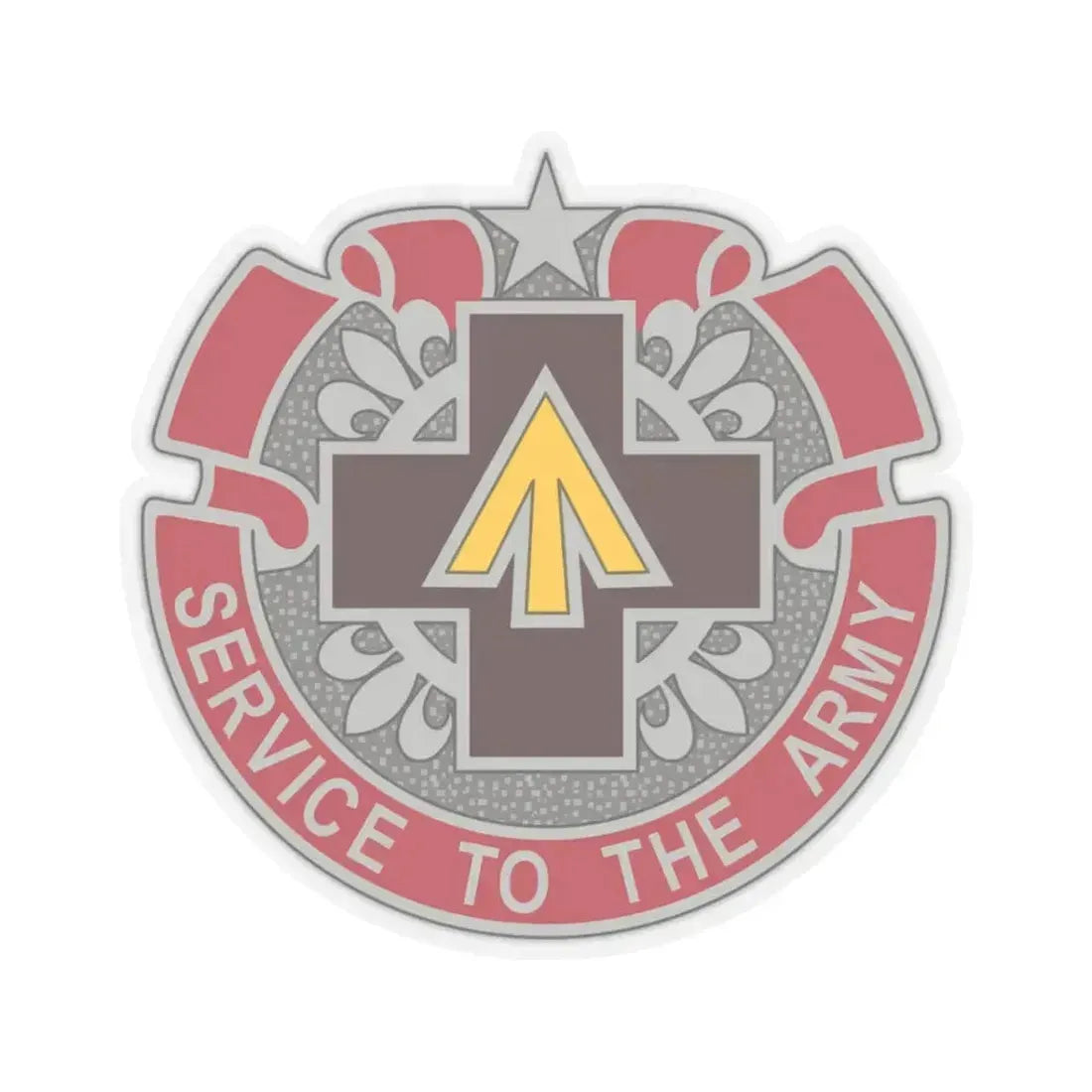 13 Field Hospital (U.S. Army) STICKER Vinyl Kiss-Cut Decal 3 Inch Transparent - The Sticker Space