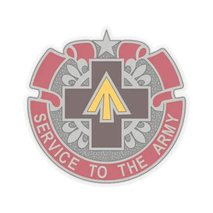 13 Field Hospital (U.S. Army) STICKER Vinyl Kiss-Cut Decal 3 Inch Transparent - The Sticker Space