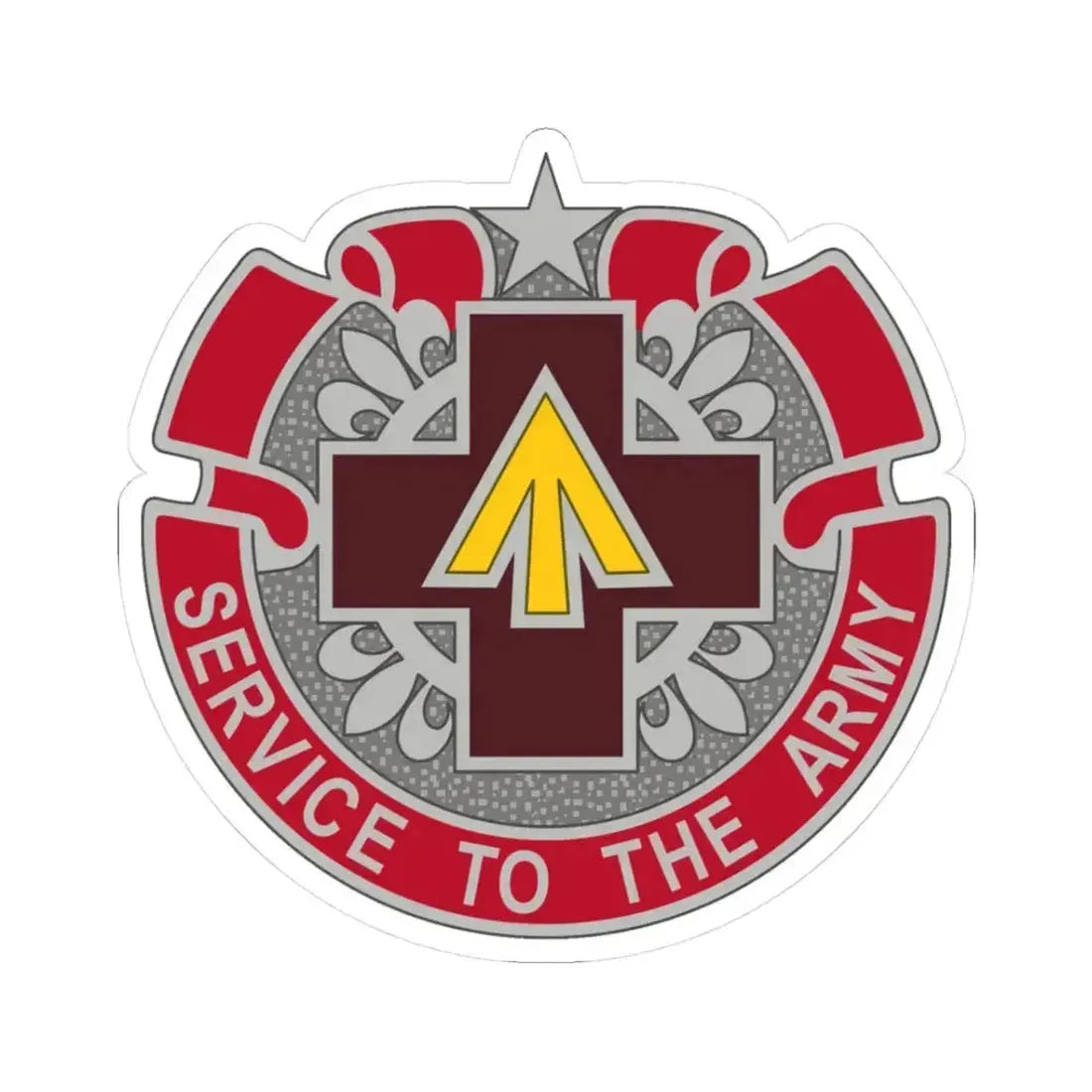 13 Field Hospital (U.S. Army) STICKER Vinyl Kiss-Cut Decal 3 Inch White - The Sticker Space