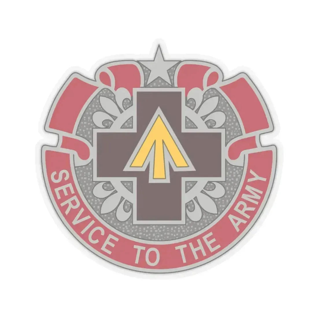 13 Field Hospital (U.S. Army) STICKER Vinyl Kiss-Cut Decal 4 Inch Transparent - The Sticker Space