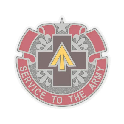 13 Field Hospital (U.S. Army) STICKER Vinyl Kiss-Cut Decal 4 Inch Transparent - The Sticker Space