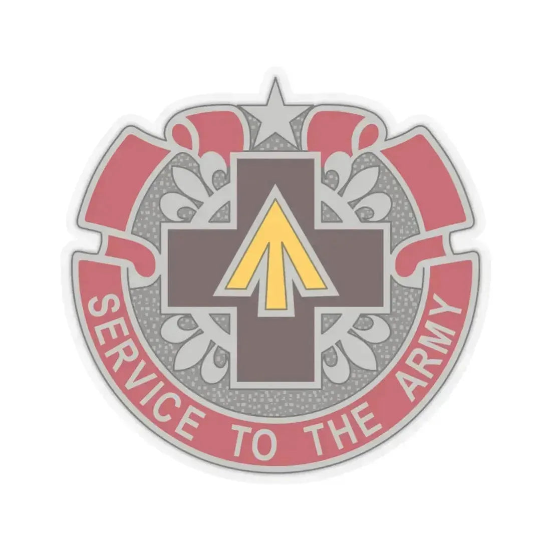 13 Field Hospital (U.S. Army) STICKER Vinyl Kiss-Cut Decal 6 Inch Transparent - The Sticker Space